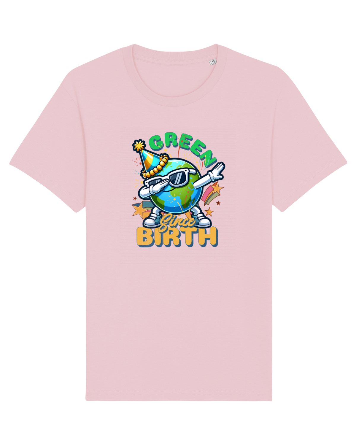 Tricou mânecă scurtă Unisex Rocker Cotton Pink