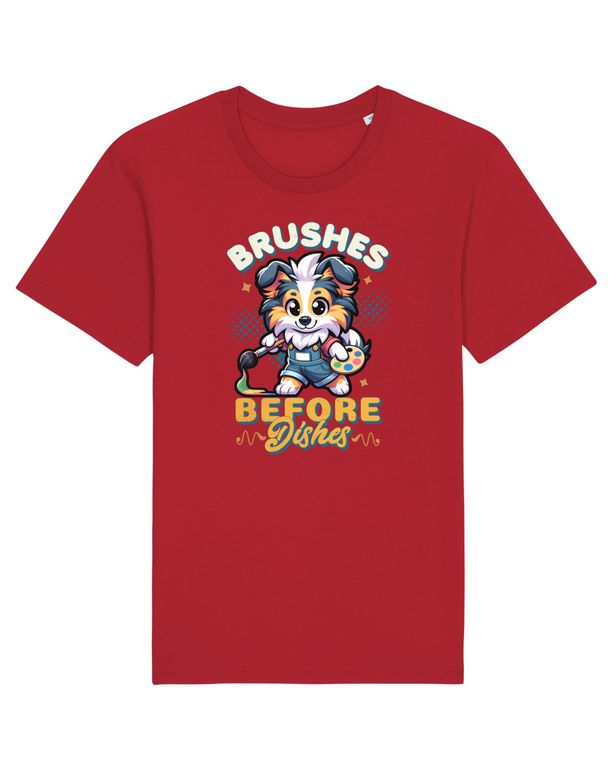 Tricou mânecă scurtă Unisex Rocker Red