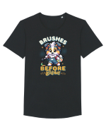 Artistul Iubitor de Câini Tricou mânecă scurtă guler larg Bărbat Skater