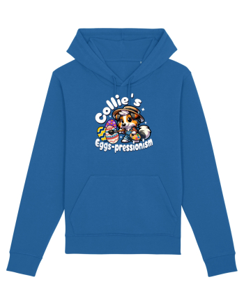 Paște cu Câinele Drăguț Collie Royal Blue