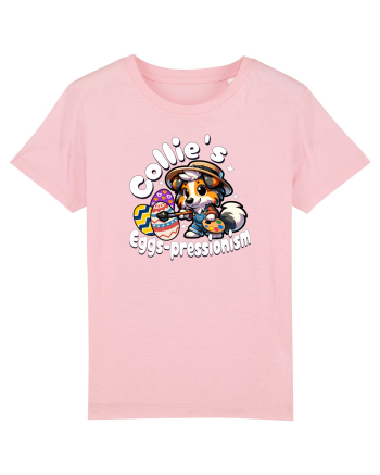 Paște cu Câinele Drăguț Collie Cotton Pink