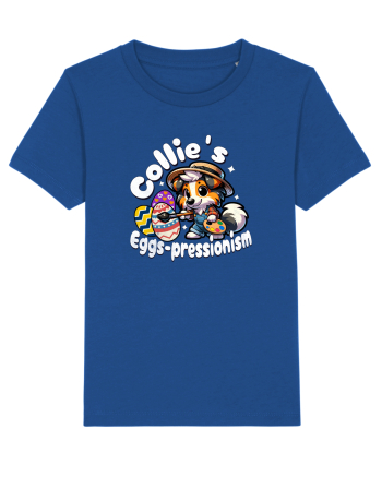 Paște cu Câinele Drăguț Collie Majorelle Blue