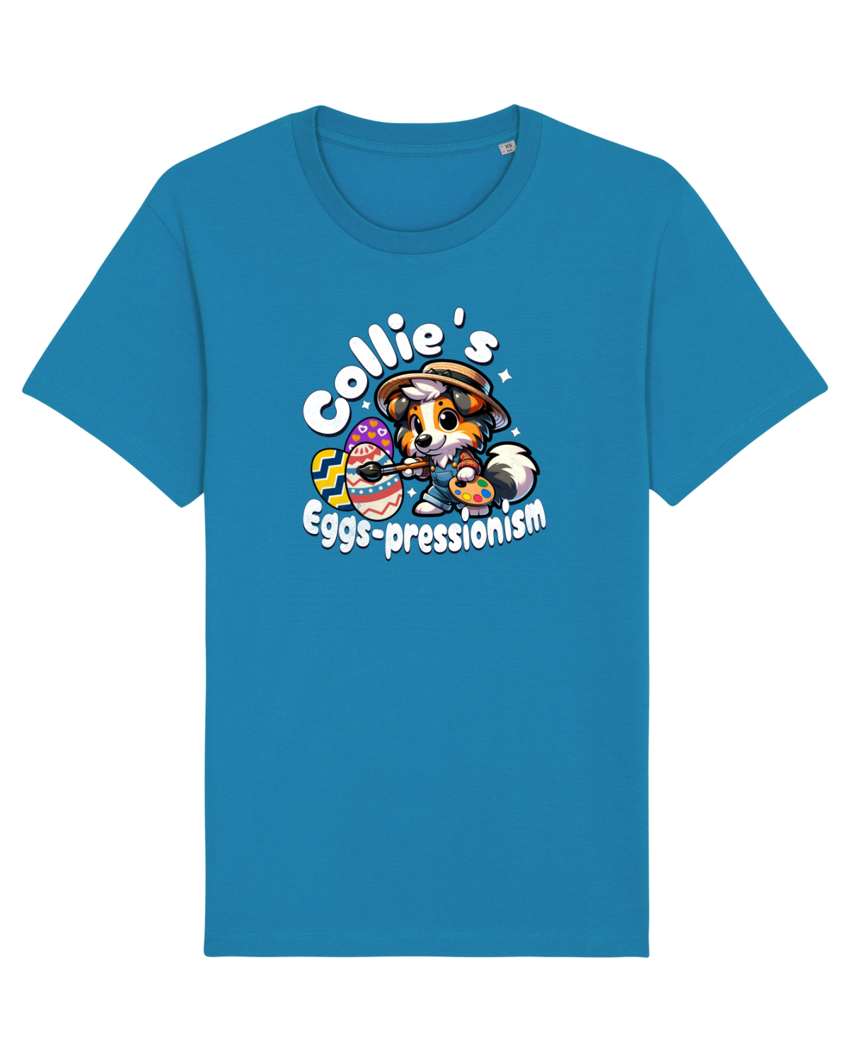 Tricou mânecă scurtă Unisex Rocker Azur
