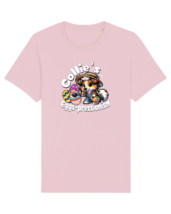 Paște cu Câinele Drăguț Collie Cotton Pink