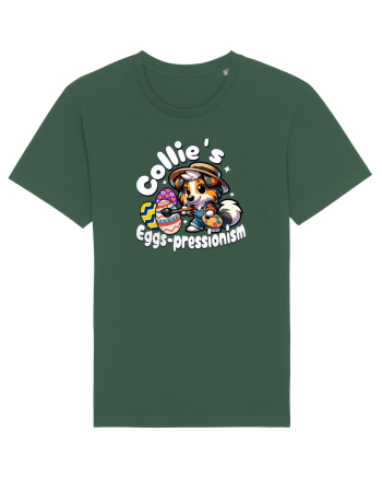 Paște cu Câinele Drăguț Collie Bottle Green