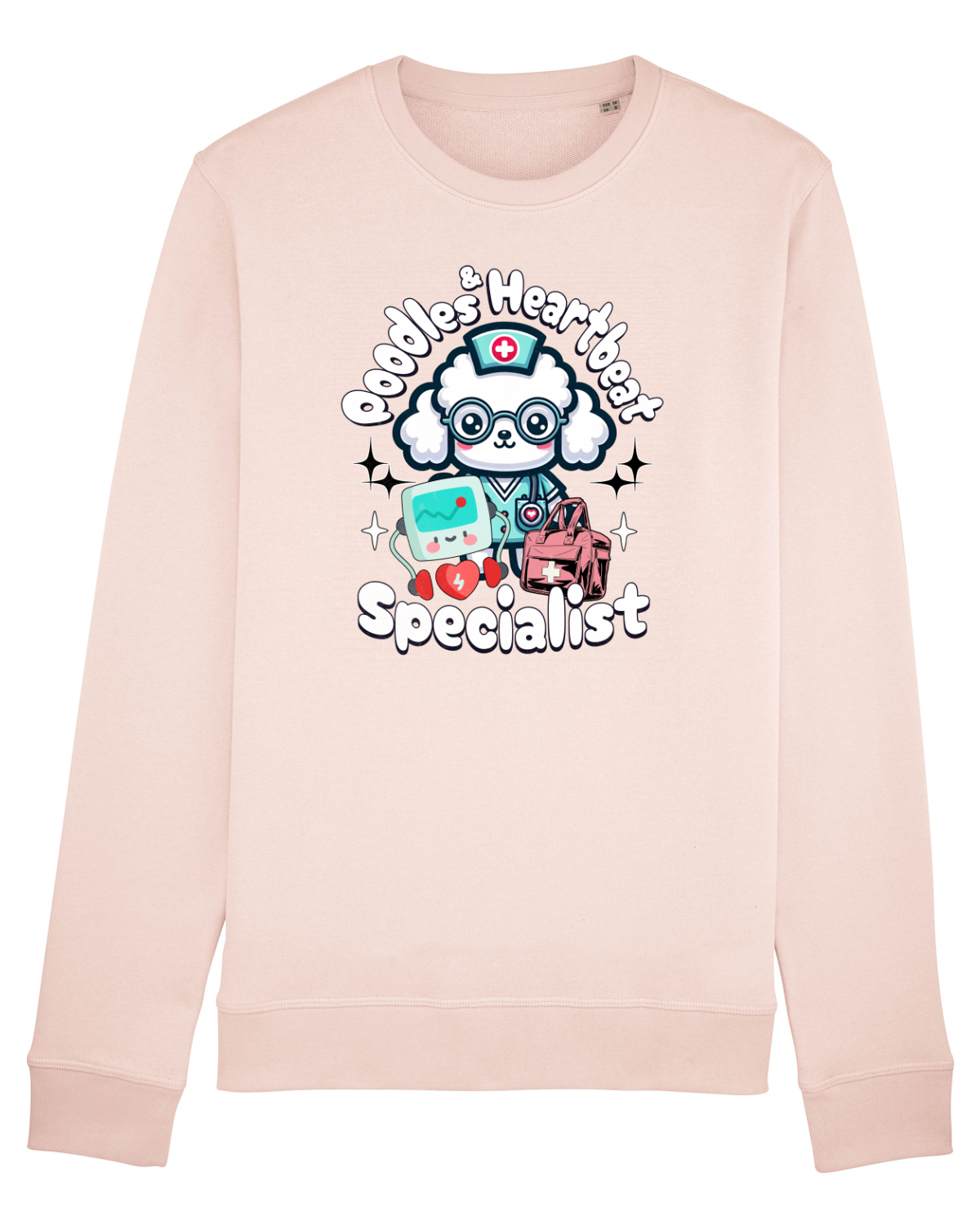 Bluză mânecă lungă Unisex Rise Candy Pink