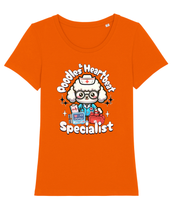 Poodles Drăguți - Medici și Asistente Medicale Bright Orange