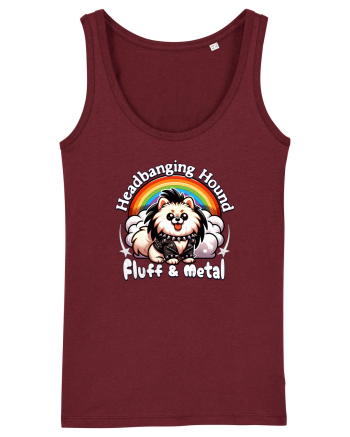 Pomeranian Amuzant Burgundy