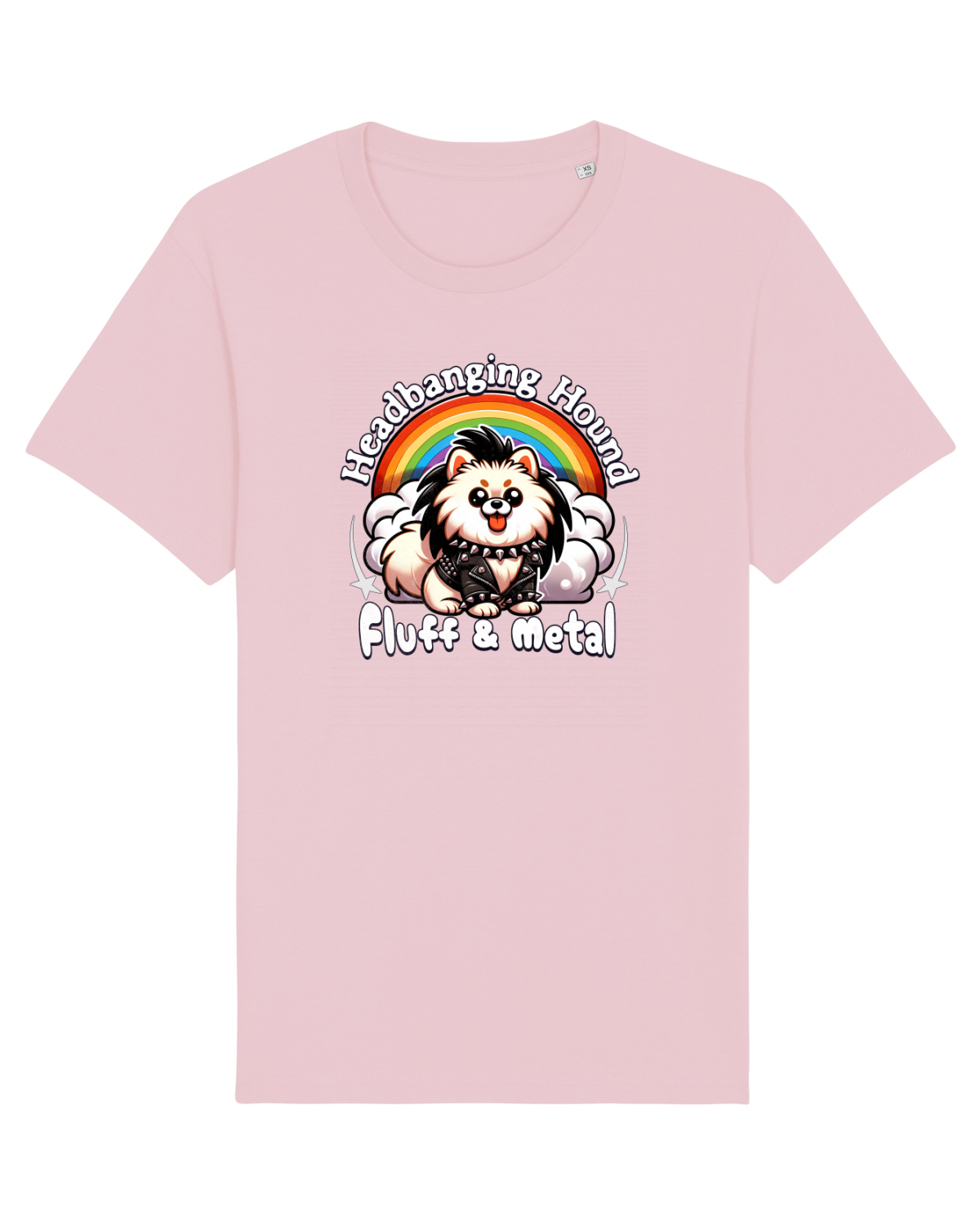 Tricou mânecă scurtă Unisex Rocker Cotton Pink