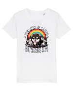 Pomeranian Amuzant Rock - Pufos și Zgomotos Tricou mânecă scurtă  Copii Mini Creator