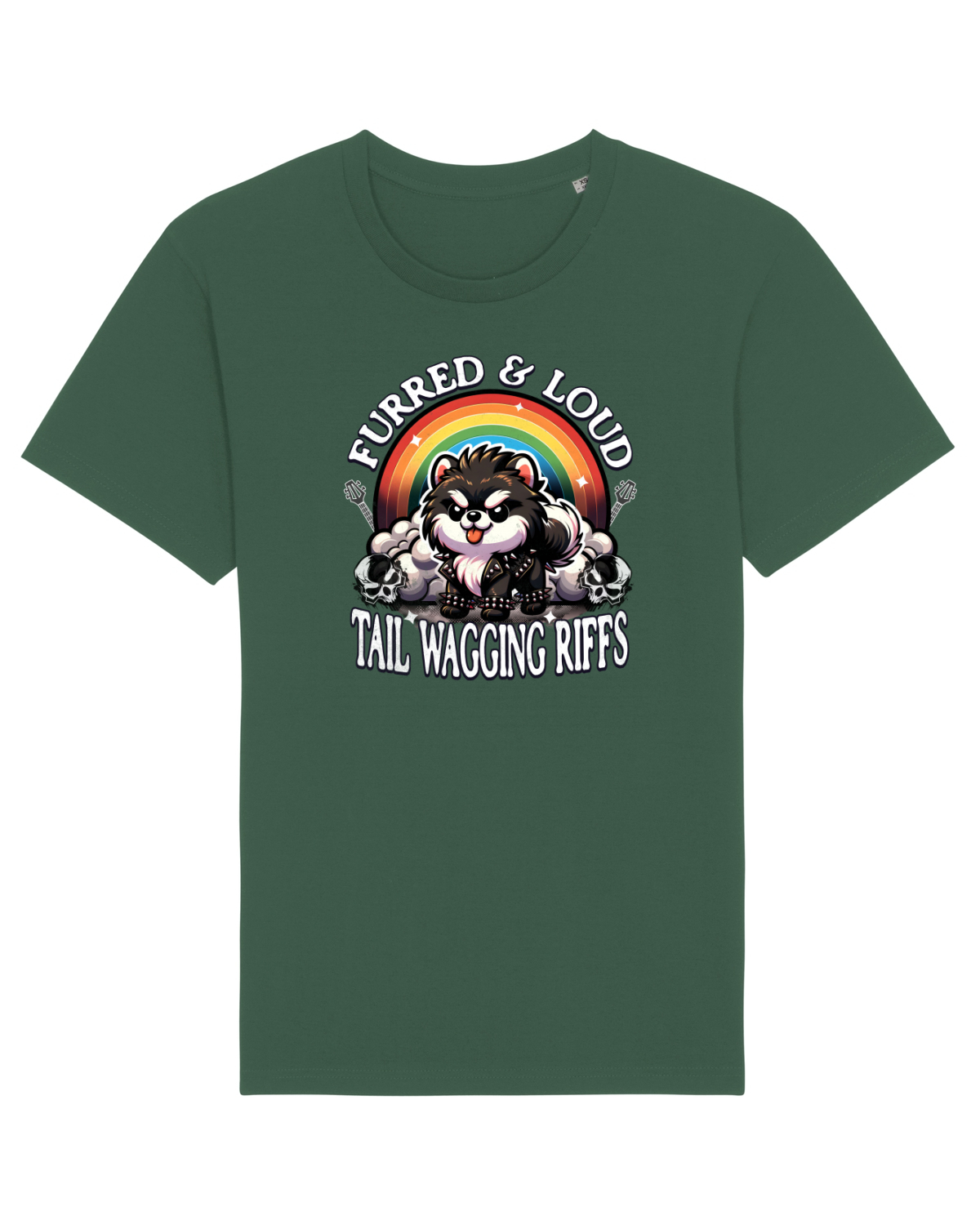 Tricou mânecă scurtă Unisex Rocker Bottle Green