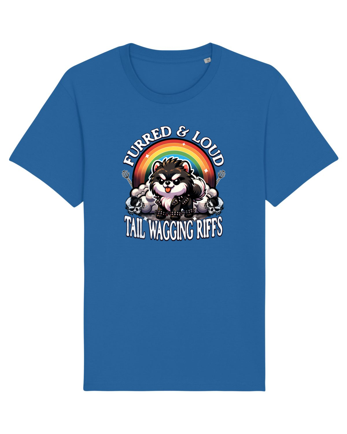 Tricou mânecă scurtă Unisex Rocker Royal Blue