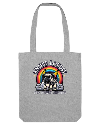 Pug Rock Heavy Metal Heather Grey