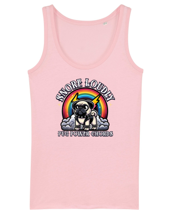 Pug Rock Heavy Metal Cotton Pink