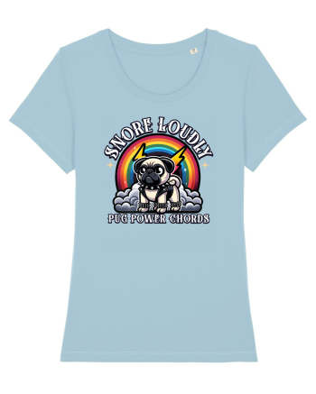 Pug Rock Heavy Metal Sky Blue