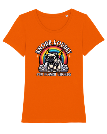 Pug Rock Heavy Metal Bright Orange