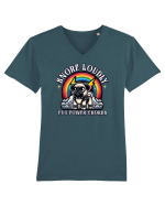 Pug Rock Heavy Metal Tricou mânecă scurtă guler V Bărbat Presenter