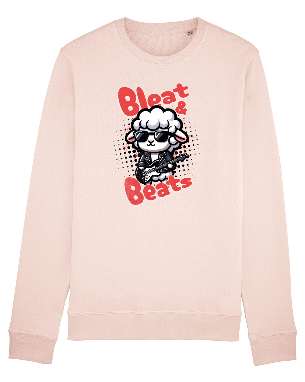 Bluză mânecă lungă Unisex Rise Candy Pink