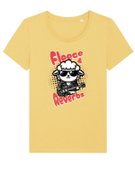 Oi Amuzante Rocker - Fleece & Reverbs Tricou mânecă scurtă guler larg fitted Damă Expresser
