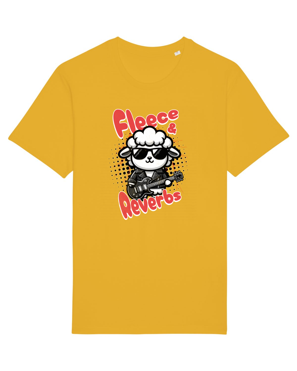 Tricou mânecă scurtă Unisex Rocker Spectra Yellow