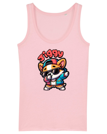 Dab Dance Corgi Jiggy în Stil Chibi Cotton Pink
