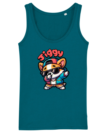 Dab Dance Corgi Jiggy în Stil Chibi Ocean Depth