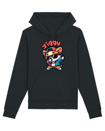 Dab Dance Corgi Jiggy în Stil Chibi Black