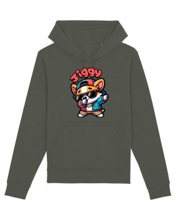 Dab Dance Corgi Jiggy în Stil Chibi Khaki
