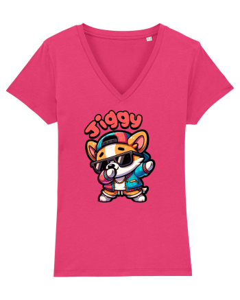 Dab Dance Corgi Jiggy în Stil Chibi Raspberry