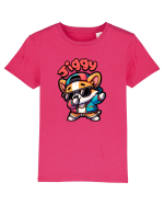 Dab Dance Corgi Jiggy în Stil Chibi Tricou mânecă scurtă  Copii Mini Creator