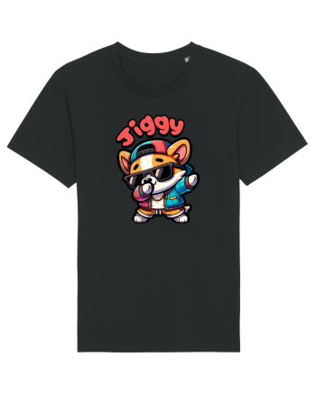 Dab Dance Corgi Jiggy în Stil Chibi Black