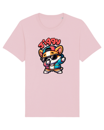 Dab Dance Corgi Jiggy în Stil Chibi Cotton Pink
