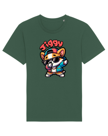 Dab Dance Corgi Jiggy în Stil Chibi Bottle Green