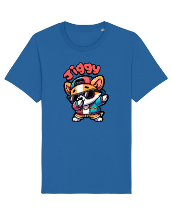 Dab Dance Corgi Jiggy în Stil Chibi Royal Blue