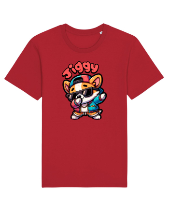 Dab Dance Corgi Jiggy în Stil Chibi Red