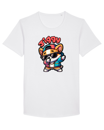 Dab Dance Corgi Jiggy în Stil Chibi White