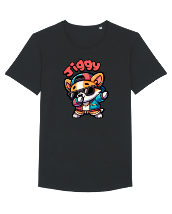 Dab Dance Corgi Jiggy în Stil Chibi Black