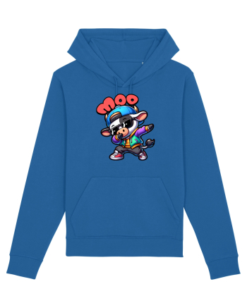 Vaca Amuzantă Dansând Dab în Stil Chibi Royal Blue