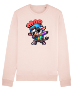 Vaca Amuzantă Dansând Dab în Stil Chibi Bluză mânecă lungă Unisex Rise