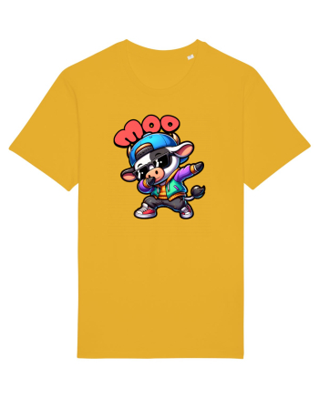 Vaca Amuzantă Dansând Dab în Stil Chibi Spectra Yellow