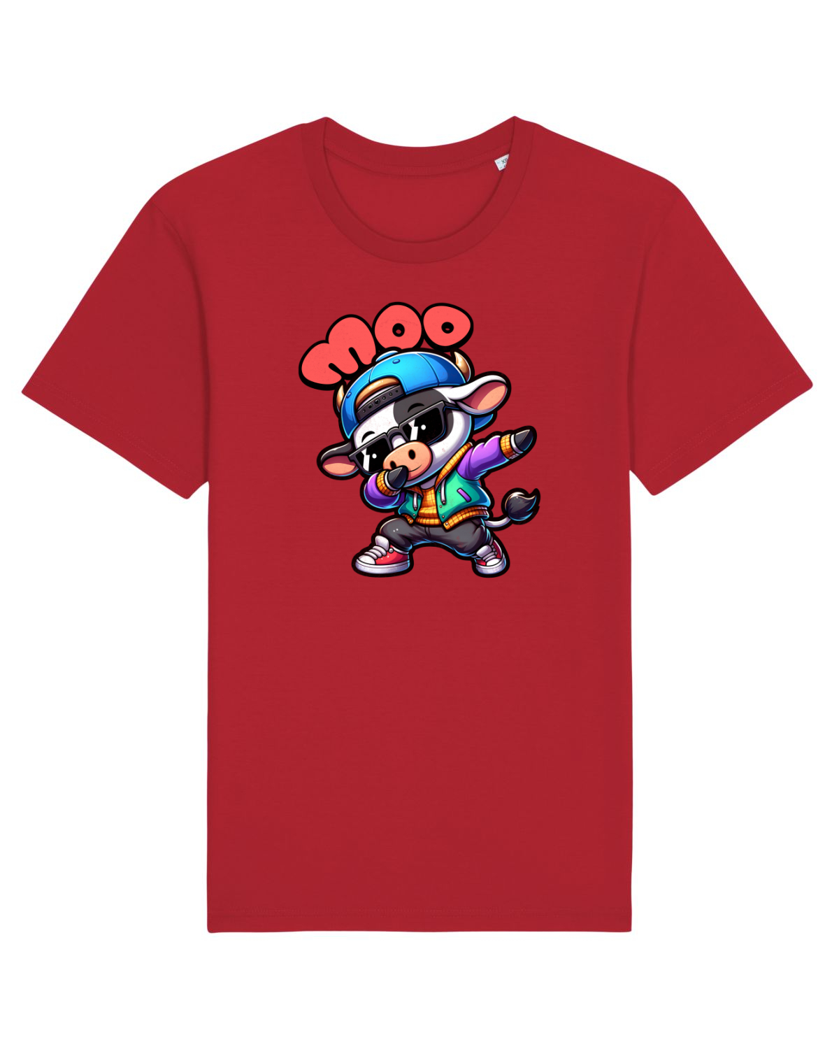 Tricou mânecă scurtă Unisex Rocker Red