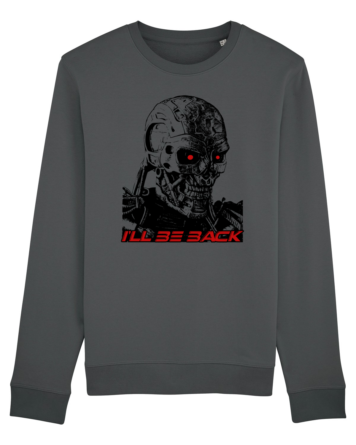 Bluză mânecă lungă Unisex Rise Anthracite