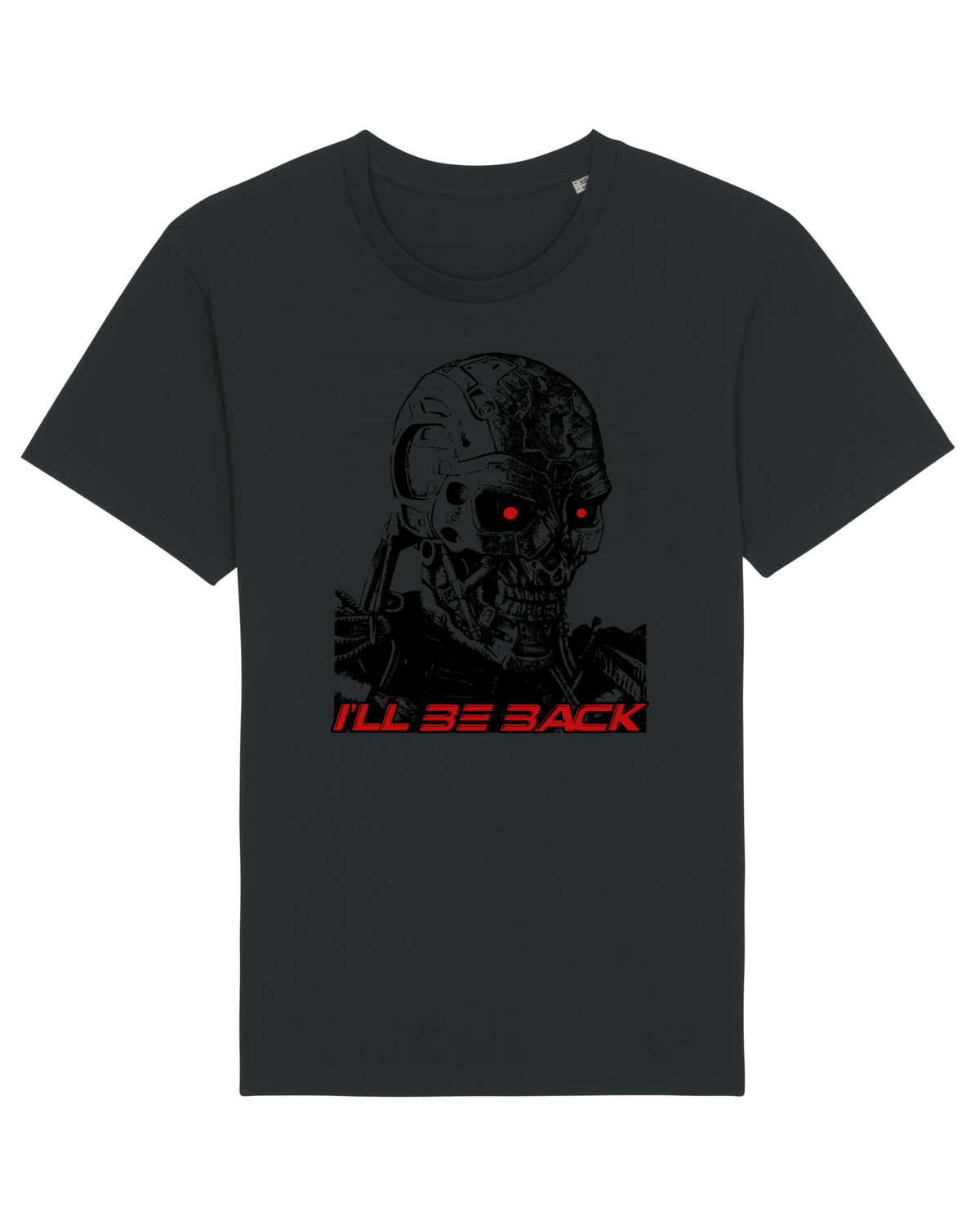 Tricou mânecă scurtă Unisex Rocker Black