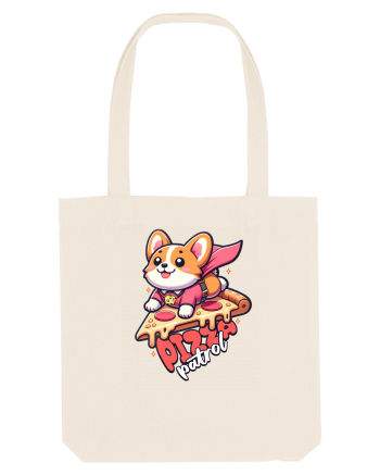 Corgi Amuzant Iubitor de Pizza Natural