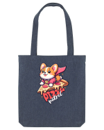 Corgi Amuzant Iubitor de Pizza Sacoșă textilă