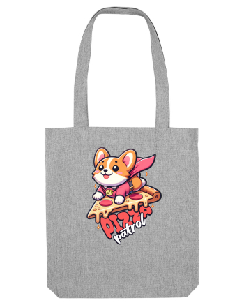 Corgi Amuzant Iubitor de Pizza Heather Grey