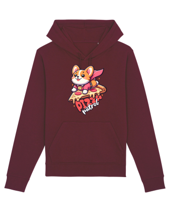Corgi Amuzant Iubitor de Pizza Burgundy