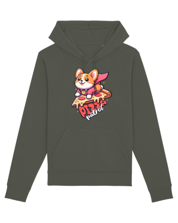 Corgi Amuzant Iubitor de Pizza Khaki