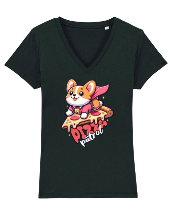 Corgi Amuzant Iubitor de Pizza Black