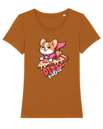 Corgi Amuzant Iubitor de Pizza Roasted Orange